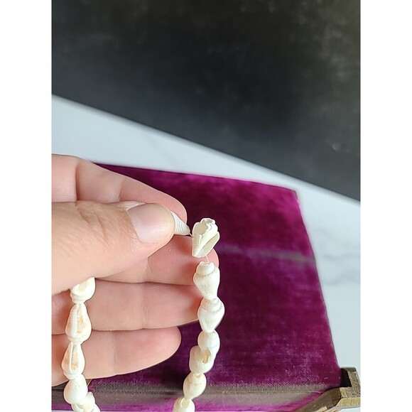 Shell Beaded Necklace Vintage, READ - Picture 9 of 10